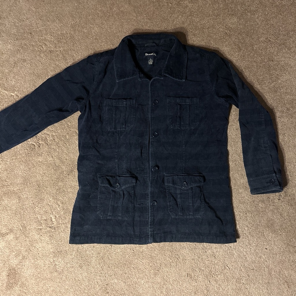 Demin & Co Blue Corduroy Coat